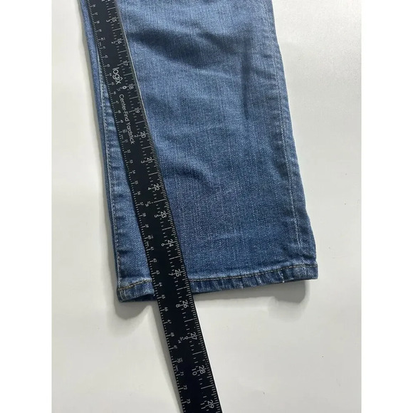 Madewell Jeans Women's 27 Classic Straight Jean Medium Wash Denim Distressed - Picture 8 of 8